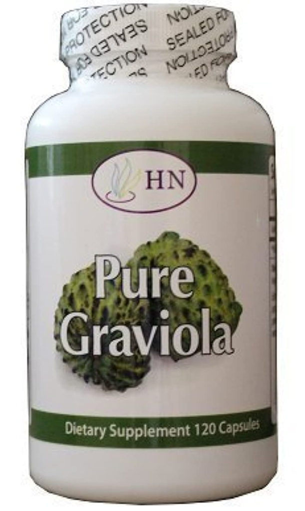Fresh Health Nutrition's Graviola 1000 Mg Serving Capsules Fles, 120 Tellen