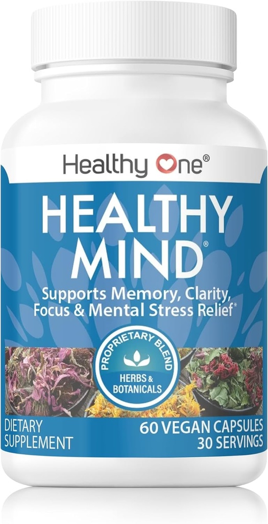 Un esprit sain - sans danger pour les adolescents - Foie cérébrale - Fonction cognitive - Concentration - Focus - Optimisation neuronale - Mood - Ginkgo Biloba - Ginseng - Rhodiola - Bacopa - Gotu Kola - Thé vert - 150 Comte