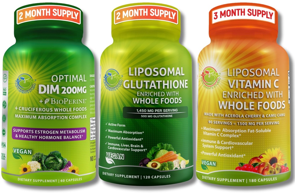 Totale Immune, Hormonal & Antioxidant Support Bundle for Women & Men 