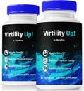 (2 Pack) Virtility Up Pillen, Officiële VirtilityUp voor mannen, Ondersteunt energie, uithoudingsvermogen en prestaties, Alle natuurlijke ondersteuning voor algehele welzijn, mannelijke capsules Review, Premium Formula (120 capsules)