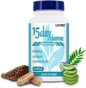 15 dagen Cleanse Capsule, Colon Cleanse Detox and Gut Health for Women & Men, with with Senna, Cascara Sagrada & Psyllium Husk,30 Capsules