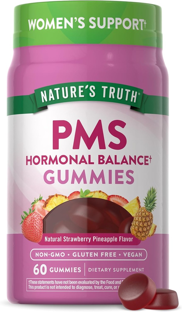 De waarheid van de natuur PMS Hormonale balans ondersteuning Gummies voor vrouwen