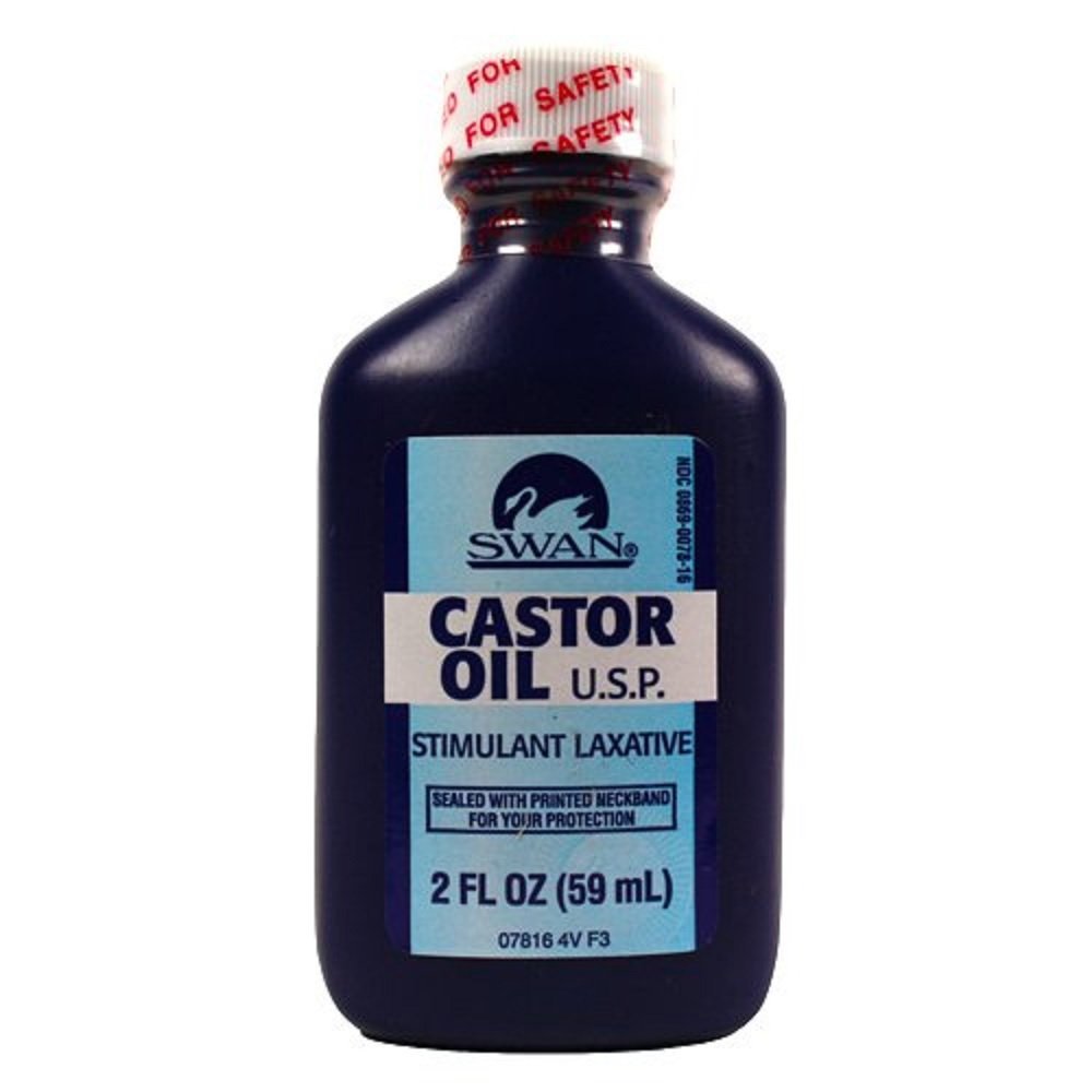 Zwaan Castor olie - 2 oz fles, (4 verpakking)