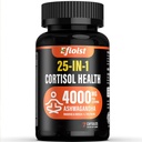 Cortisol Health Supplement, 25-in-1 Cortisol Reducer voor vrouwen en mannen, Cortisol Supplementen voor met Ashwagandha, Rhodiola Rosea, L-Theanine, 7 capsules