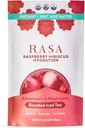 Rasa Raspberry Hibiscus Hydration | Organic Boosted Iced Tea with Adaptogens and Mushrooms | Gluten-Free, Premium Electrolyte Powder Drink Mix, Refreshing Hydration (6 oz / 24 Servings)