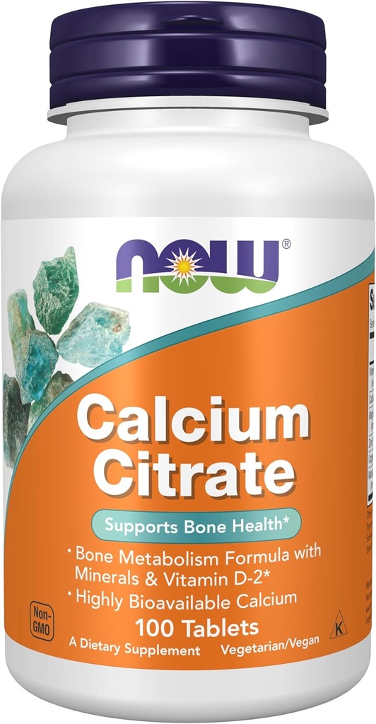 Nu Foods Calcium citraat, 100 tabletten