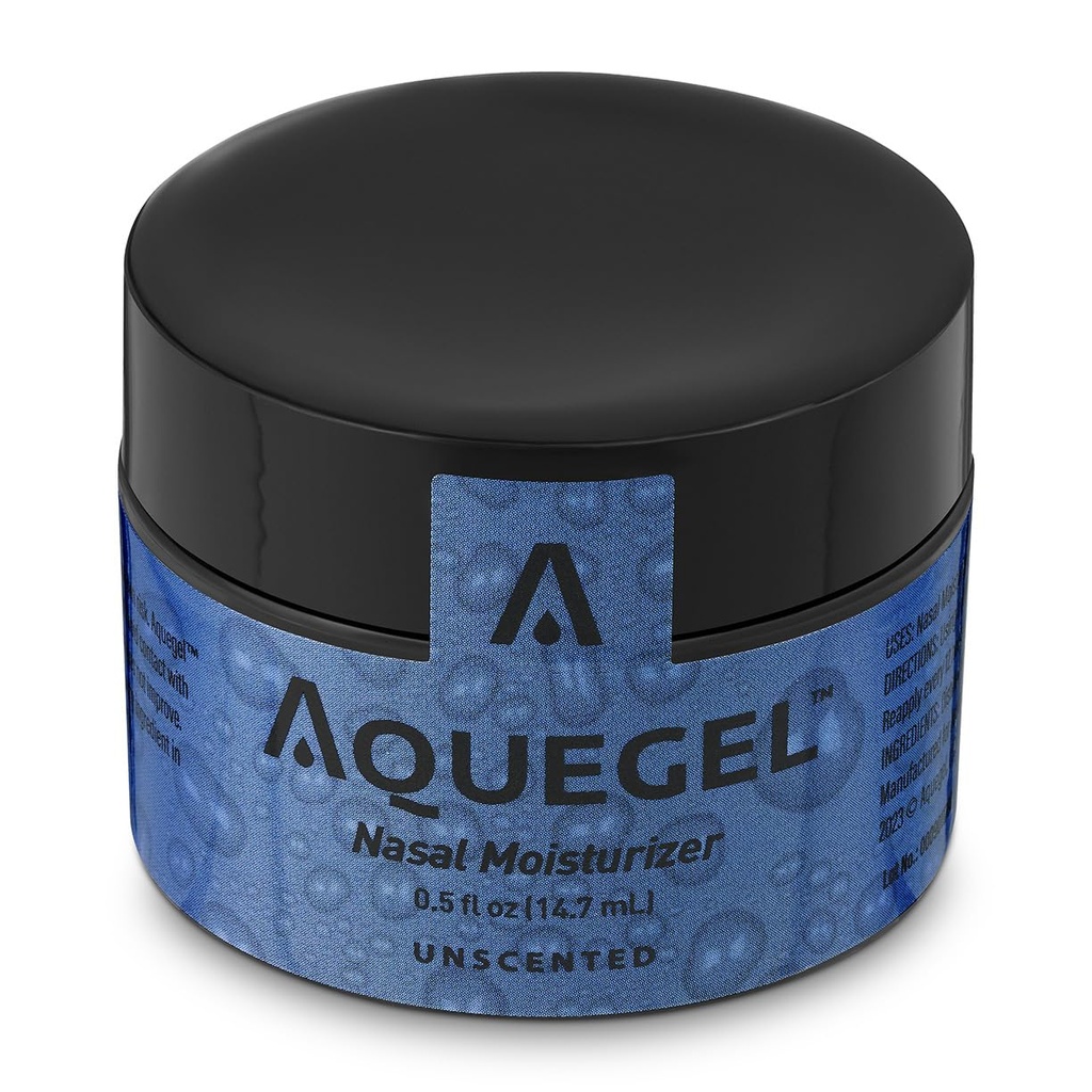 Hydratant nasal (original non parfumé), soulagement de l'humidité nasale de 12 heures, gel à base d'eau, traitement à l'oxygène Hydratant nasal, nez sec, sécheresse nasale, saignements de nez, canule, gel nasal saline