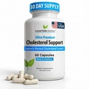 Cholesterol supplement - Alle natuurlijke ingrediënten ter ondersteuning van normale Colesterol niveaus. Ondersteunt optimale circulatie. 60 capsules