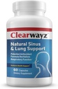 Artsen Therapeutics CLEARWAYZ Allergieën, Seizoensgebonden Allergie en Astma Ondersteuning, Sinus, Lung en Immune Health, Nasal Health, Improve Airways, Bronchial Wellness