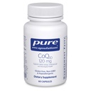 Pure Encapsulations CoQ10 120 mg - Co-enzym Q10 Supplement for Heart Health, Energy, Antioxidants, Brain & Memory Health - Cellular Health, Cognition & Cardiovasculaire Ondersteuning* - 60 capsules