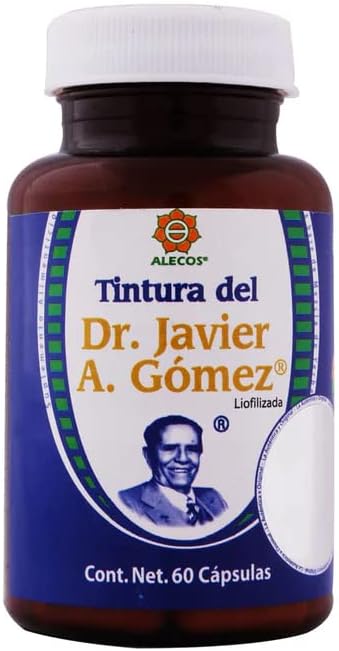 Cápsulas Alecos de Tintura Liofilizada del Dr. Javier A. Gómez, Frasco con, Blanc, 60 comte (paquet de 1), 60,0 grammes
