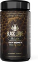 Black Lotus Pure Shilajit Resin Raw Honey Liquid Tinctuur, 300ml, 100% Pure Natural Shilajit voor mannen en vrouwen, Aminozuren, 175mg Fulvinezuur, 85 Ionische sporen Mineralen, Voor Immune Ondersteuning, Focus, Energie