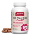 Jarrow Formulas Red Yeast Rice 1200 mg & CoQ10 100 mg Per Serving - 120 Veggie Caps, 60 Servings - Herbal Heart Health Dietary Supplement - Supports Cardiovascular & Cellular Health - Vegan