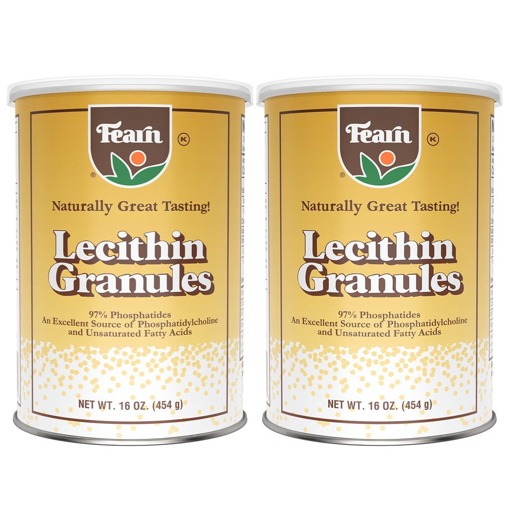 Verdien natuurlijke voedingsmiddelen Soja Lecithin en vet Emulgator met essentiële voedingsstoffen voor de gezondheid, verbetert textuur van taarten, brood & DIY Gummies, 16 Oz (pakket van 2)