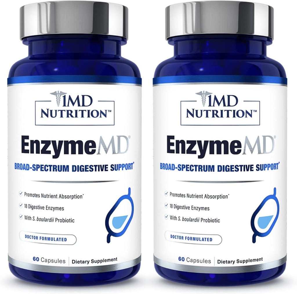 1MD Nutrition EnzymeMD - Digestieve enzymen Supplement - Doctor Formulated 