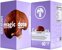 Magic DozeTM Reishi Mushroom Supplement Capsules - 60 Tellen, Ontspannen, Kruidensupplement, Stress Relief, Immune Support, Vegan, Biologische Reishi Ingrediënt