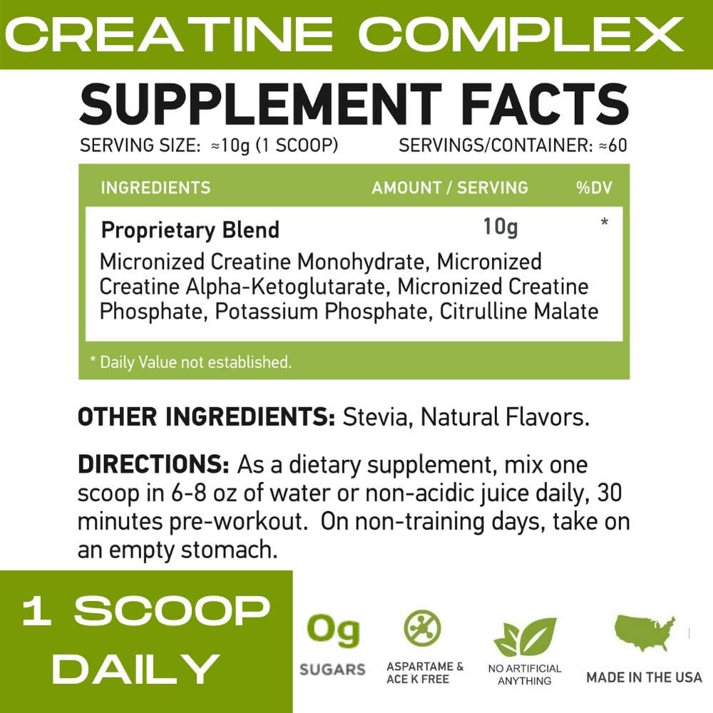 MFL Muscle Creatine 3 vormen van Micronized Creatine 