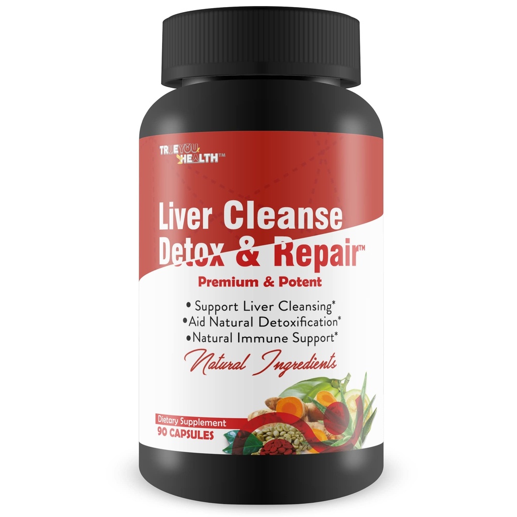 Lever Reiniging Detox & Reparatie - Lever, nieren, & Colon Reiniging - Herbal Lever Ondersteuning Supplement met Dandelion Root, Aloë, Kurkuma, Gember - Bevorderen van de gezondheid van de lever natuurlijk