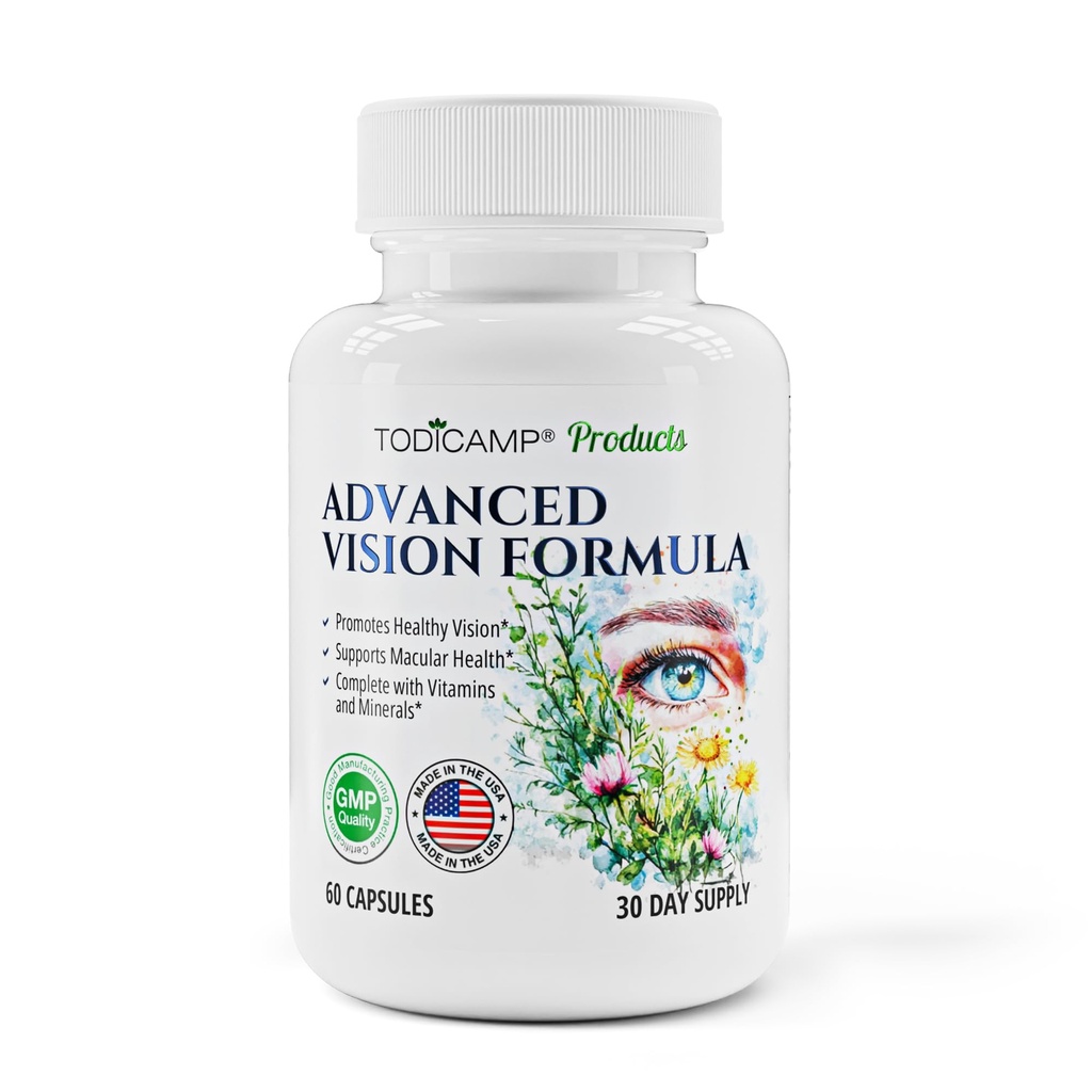 Macular Support Eye Health Vitaminen & Vision Supplementen Lutein 400mg, Zeaxanthine 10mg, Eyebright Herb, Lycopeen Supplement & Bilberry Supplement for Eyes, Eye Vitamins for Seniors & Adults