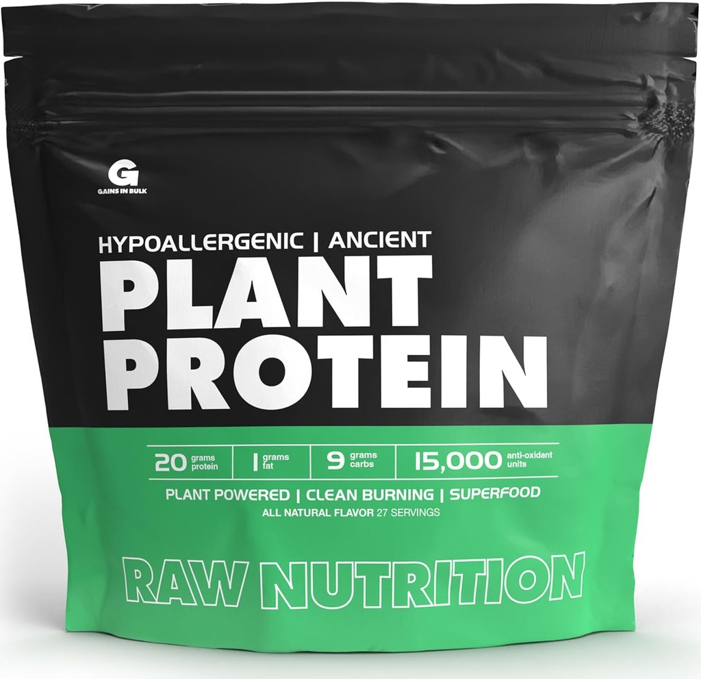 Winsten in Bulk, GIB Raw, Plant Powered Protein, Vegan Protein, 2,6 lbs