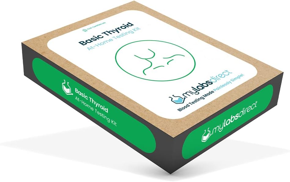 Basic Thyroid at-Home Test Kit Ontdek Hyperthyreoïdie of hypothyreoïdie 