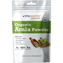 Vitamatic Certified USDA Biologische Amla Berry Powder 