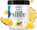 Derby Fit Elite Recovery Protéines propres, faible récupération de glucides Poudre de protéines pour les femmes et les hommes - sans gluten, végétalien, sans produits laitiers, antianas - 20 portions (paquet de 1)