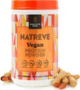 Natreve Vegan Protein Powder - 25g Plant Based Protein Powder with Probiotics and Amino Acids - Glutenvrij Pindakaas Parfait, 18 Servers