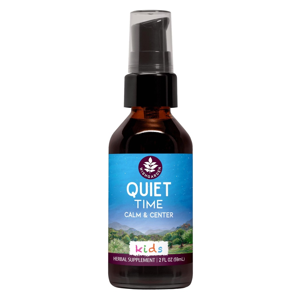 WishJarden Herbs temps calme pour les enfants - supplément calmant naturel à base de plantes avec Passionflower, soulagement du stress pour les enfants apaise et calme les enfants sur-stimulés, supplément calmant pour les enfants, 2oz