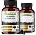Premium Himalaya Shilajit Capsules van Potent Shilajit Rich in Trace Mineral & Fulvic Acid High Altitude Sourcing. Geëxtraheerd Traditioneel Alle Natuurlijke NonGMO Geen Stearaat Geen Rijstmeel (verpakking van 2)