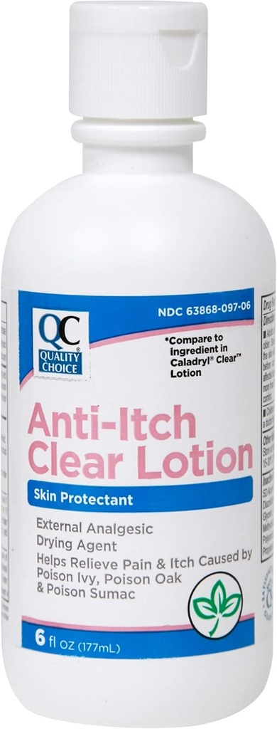 Quality Choice Anti-Itch Clear Lotion 6 oz - Verpakking van 3