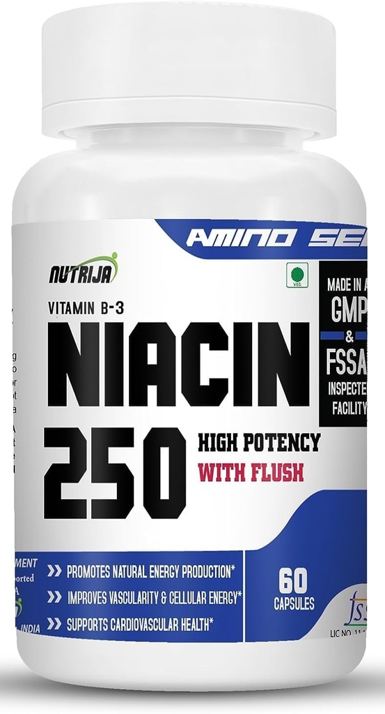 Niacine 250 / vitamine B-3-60 capsules