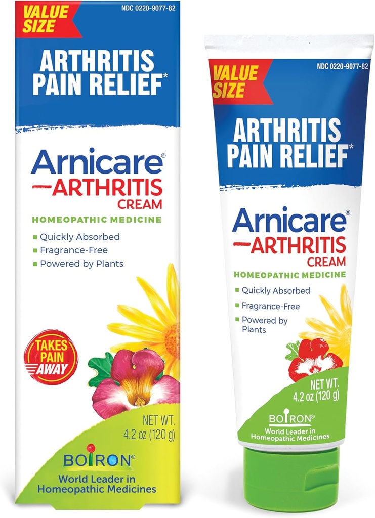 Boiron Arnicare Artritis Cream for Pain Relief of Knies, Hands, Pols, Ellebogen, Gewrichts & Spieren Snel geabsorbeerd & Fragrance-Free