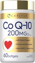 Carlyle CoQ10 200mg Softgels | 60 Count | with Black Pepper