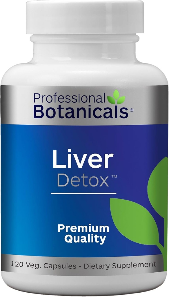 Professionele botanische producten Leverontgifting Natuurlijke leverreiniging & detox Ondersteuning met botanische producten en enzymen 120 Vegan Capsules