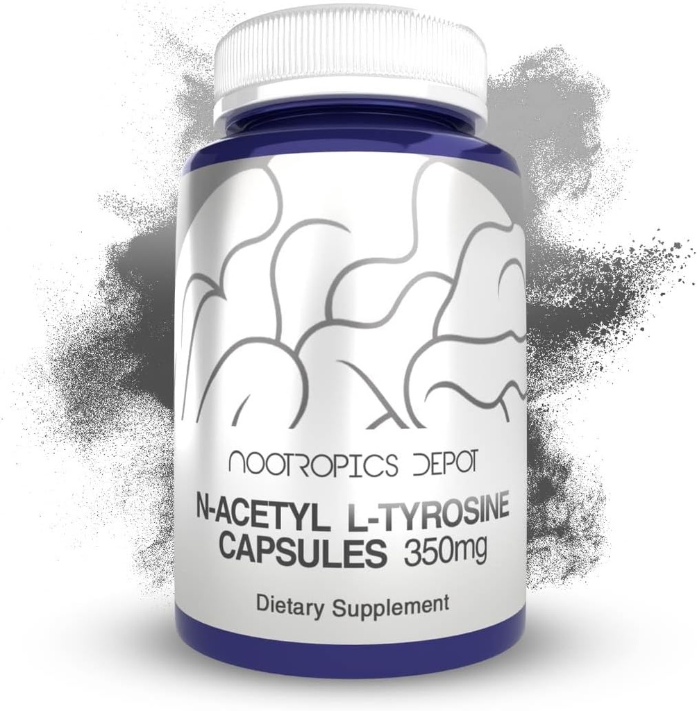 Nootropics Depot N-Acetyl L-Tyrosine Capsules 