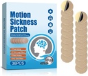 Motion Maladie Patches, 36 Comte Navire EEZ Maladie de mer Patches non somnolentes pour avions Voitures Autobus ou train, action rapide et 72 heures de long dernier (36 Comte (paquet de 1))