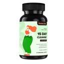 15 jours Gut Cleanse Detox pour les femmes et les hommes, avancé Gut Gut Colon Cleanse Detox avec Psyllium Husk, Cascara Sagrada, Senna et Probiotic Natural Laxative, 30 capsules