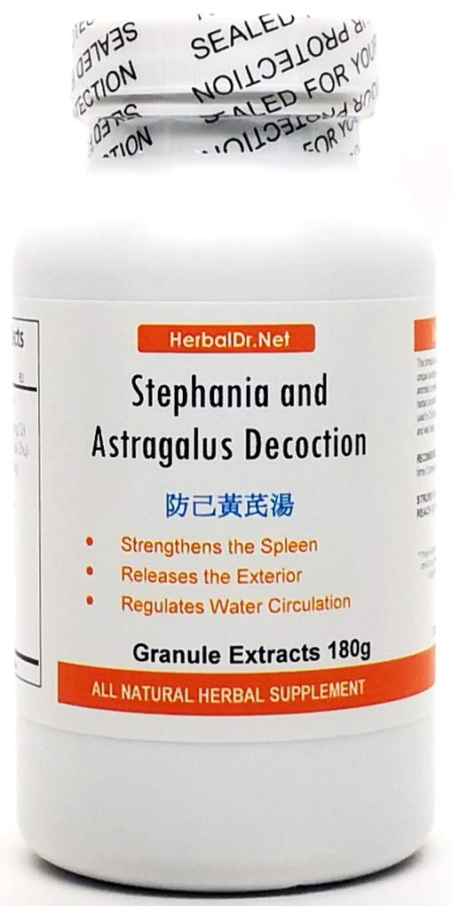 Thé en poudre d'extrait de décoration Stephania et Astragalus 180g (Fang Ji Huang Qi Tang) prêt à boire 100% Herbes naturelles