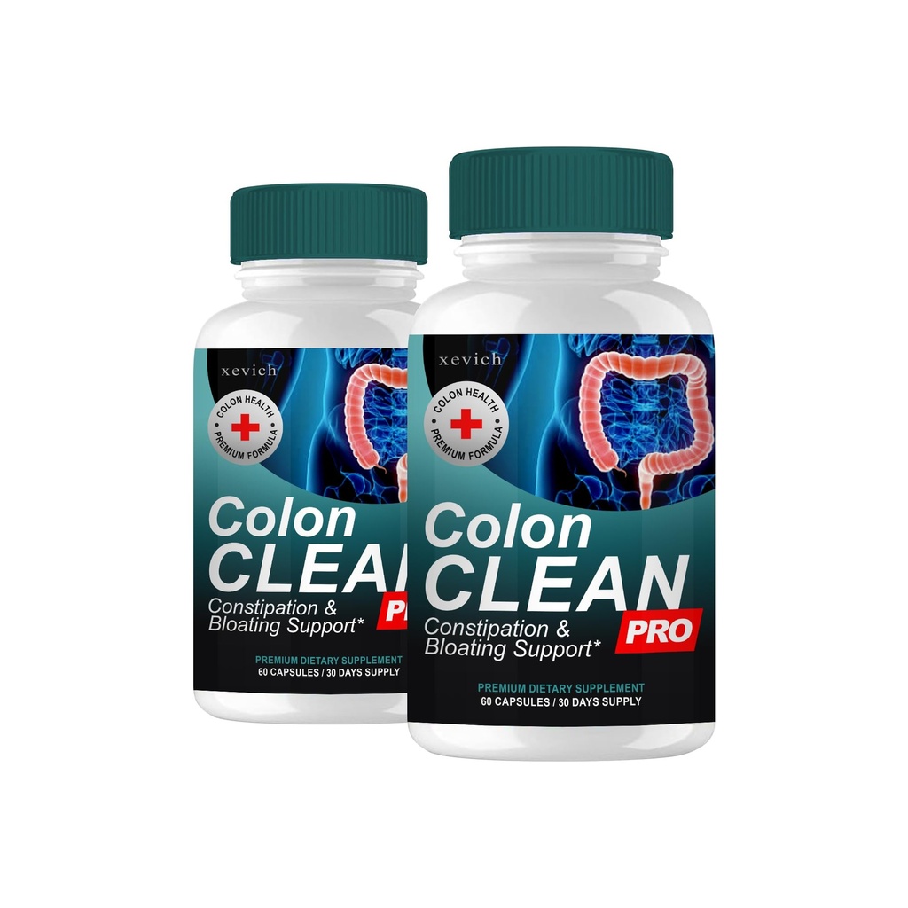 Colon Clean Pro - Supplément diététique Colon Clean Pro Premium (2 packs, 120 capsules)