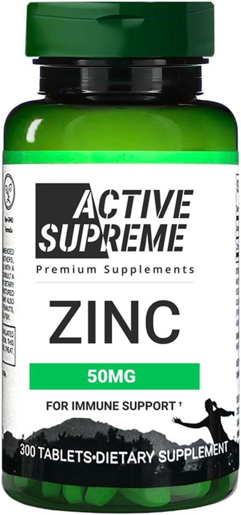 Zinkcitraat 50 mg - Supplement ter ondersteuning van het immuunsysteem en de reproductieve gezondheid (1)