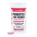 NatureWise Probiotics for Women + Organic Prebiotics D-Mannose & Cranberry - Vaginale Probiotica for PH Balance, Digestief & Urinary Tract - 18 Strains, 20 Miljard CFU - 60 Capsules[60-Day Supply]