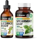 BIO KRAUTER Spearmint 100 Capsules & Licorice Tinctuur 4 Fl. Oz.