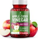 Apple Cider Vinegar Gummies - Natuurlijke appelsmaak - gezonde Keto Gummies - Niet GGO, Veganistisch, Glutenvrij - Apple Cider Gummies (60 stuks)