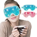 ZNÖCUETÖD Ice Mask Gel Koeling 2 Packs Herbruikbare koude compress Eye Ice Pack voor donkere cirkels en gezwollenheid, Migraine, Stress Relief