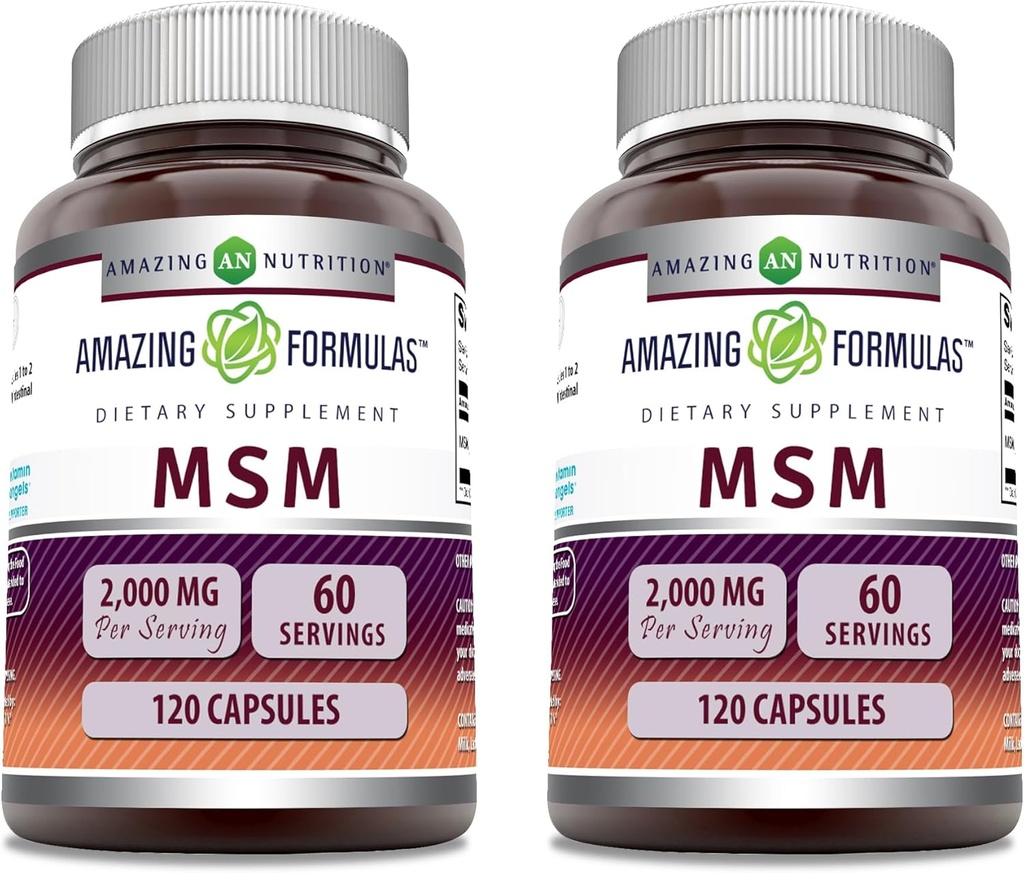 Verbazingwekkende Formules MSM (Methylsulfonylmethaan) Supplement 
