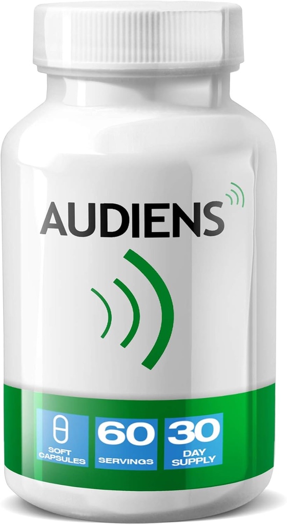 Acouphène Relief for Ringing Ears - Traitement naturel pour améliorer l'équilibre de l'oreille intérieure - Supplément et remède à base de plantes conçu pour réduire les symptômes subjectifs de l'acouphène de 40%