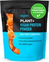 LEGION Plant+ Vegan Proteïne Poeder, Rijst en Pea, Plant Based Proteïne Blend. Glutenvrij, GGO-vrij, natuurlijk gezoet en gearomatiseerd, 20 Servers, 2 Lbs (Salted Caramel)