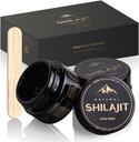Shilajit naturel Himalayan résine organique 20 Grams, supplément de Shilajit pur Enrichi en acide fulvic et 85+ minéraux traces, nutriments à base végétale pour l'énergie, soutien métabolisme et système immunitaire