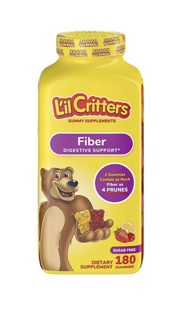 L'il Citters Fiber Gummies, Sugar Free, 180 Tellen